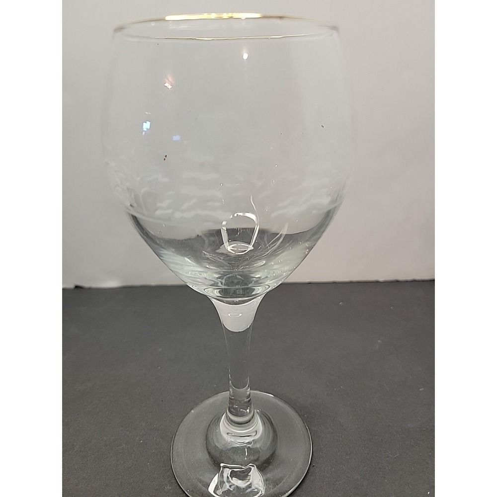 Libbey Classic Wine Glass Large 9" Tall Heavy NEW on pedestal